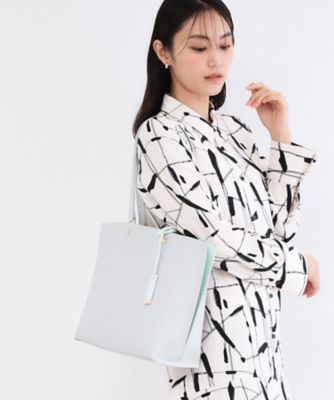 ＜OPAQUE.CLIP (Women)＞【Ａ４サイズ対応】名品バイカラーＡ４トート（２００２５９３０８７）