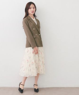 再入荷》ダブルブレストテーラードジャケット【接触冷感／吸水速乾
