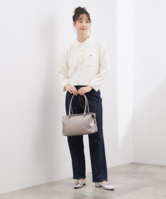 〚美品〛グランパ　LongP　✩コラボ品✩ ロングハンドルボストン（2002593186） | GROVE (Women