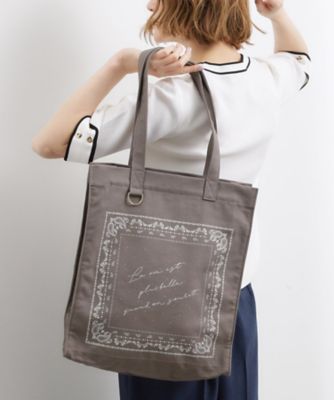 ＜GROVE (Women)＞【Ａ４】多機能バンダナプリントトート（２００２５９３１９３）