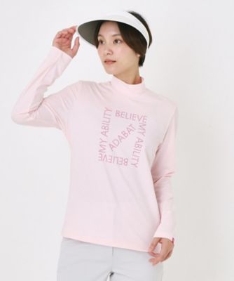 ドットロゴプリントモックネックプルオーバー（2002593201