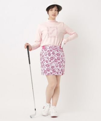 ドットロゴプリントモックネックプルオーバー（2002593201