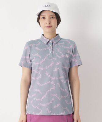 シャンブレープリント半袖ポロシャツ（2002593208