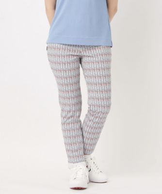 ＜adabat＞カラーチドリチェックパンツ（２００２５９３２１４）