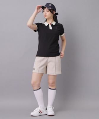ADABAT NAVY】ニット切替ポロシャツ（2002593281