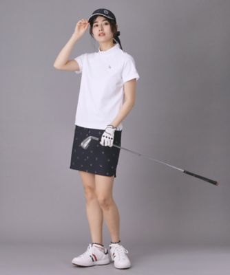 ADABAT NAVY】UVカット／接触冷感 クールナイロンモックT
