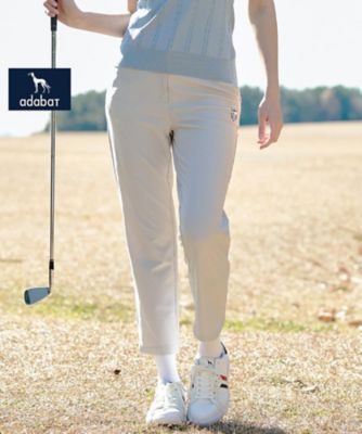 ADABAT NAVY】ロイカコードテーパードパンツ