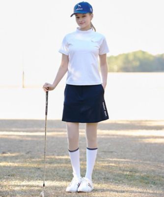 ADABAT NAVY】UVポンチAラインスカート