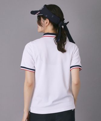 ADABAT NAVY】吸水速乾／UVカット カノコクレリック半袖
