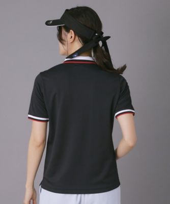 ADABAT NAVY】吸水速乾／UVカット カノコクレリック半袖