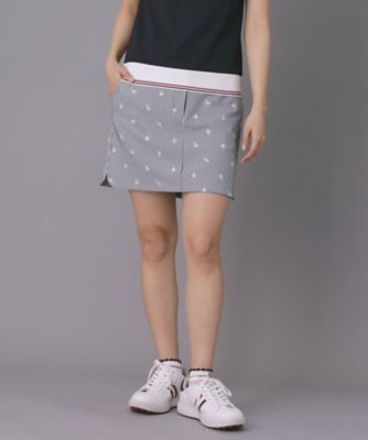 ＜adabat＞【ＡＤＡＢＡＴ　ＮＡＶＹ】サッカーエンブロイダリータイトスカート（２００２５９３２９４）