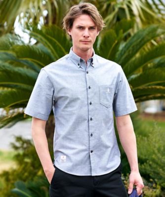 ＜DRESSTERIOR (Men) ＞ナイトエンブロイ　オックスシャツ（２００２５９３３７０）