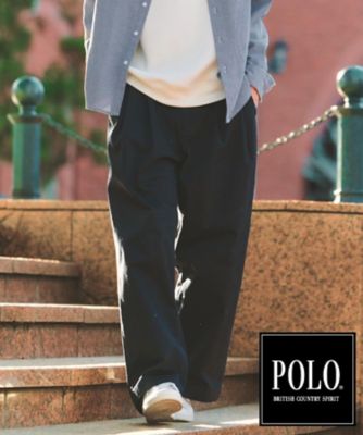 POLO BCS 別注】ワイドチノ イージーパンツ
