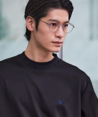 ビジネス兼用 カルゼモックネック長袖Tシャツ 洗濯機OK／毛玉になり