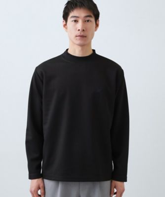 ビジネス兼用 カルゼモックネック長袖Tシャツ 洗濯機OK／毛玉になり