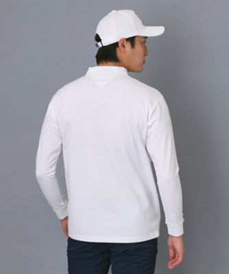 ADABAT NAVY】プラチナポンチ長袖モックT