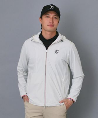 ADABAT NAVY】撥水ナイロンジップフーディ