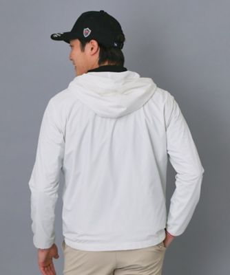 ADABAT NAVY】撥水ナイロンジップフーディ