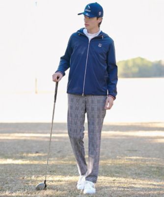 ADABAT NAVY】撥水ナイロンジップフーディ