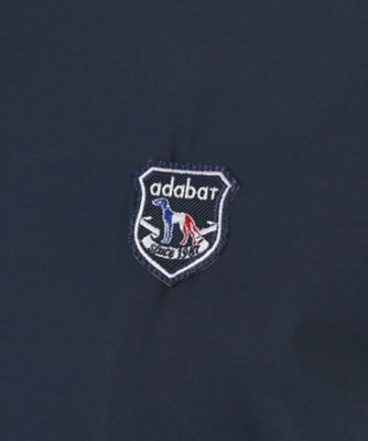 ADABAT NAVY】撥水ナイロンジップフーディ