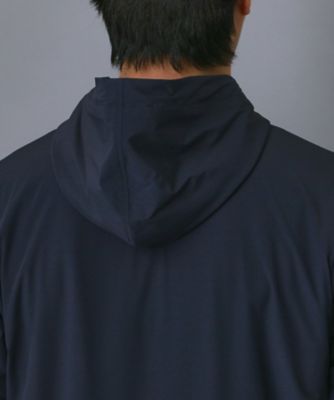 ADABAT NAVY】撥水ナイロンジップフーディ