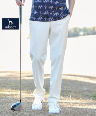 ADABAT NAVY】撥水フルダルテーパードパンツ