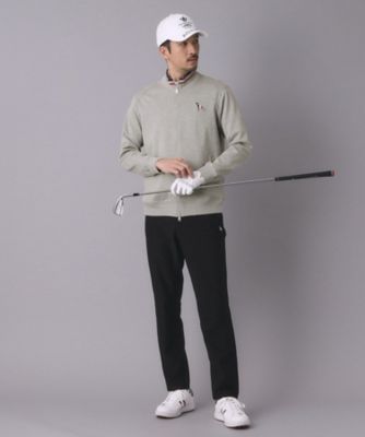 ADABAT NAVY】メランジポンチジップブルゾン