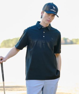ADABAT NAVY】プラチナポン半袖ポロシャツ