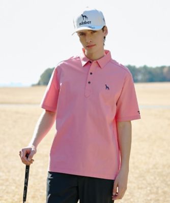 ADABAT NAVY】プラチナポン半袖ポロシャツ