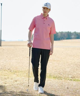 ADABAT NAVY】プラチナポン半袖ポロシャツ