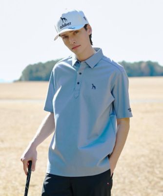 ADABAT NAVY】プラチナポン半袖ポロシャツ