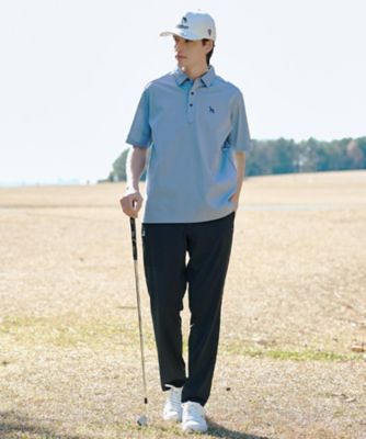 ADABAT NAVY】プラチナポン半袖ポロシャツ