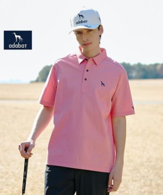 ADABAT NAVY】プラチナポン半袖ポロシャツ