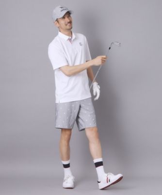 ADABAT NAVY】吸水速乾／UVカット カノコエンブレム半袖
