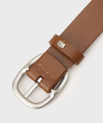 JEREME DELGARITOシルバー925ナローレザーベルト レザーナローベルト（2002593532） | GALLEST (Women