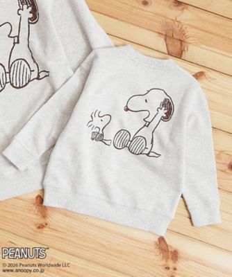 ＜THE SHOP TK (Baby&Kids)＞【１１０－１６０】ＰＥＡＮＵＴＳ　／　ピーナッツ　スヌーピーミニ裏毛スウェット（２００２５９３６８６）