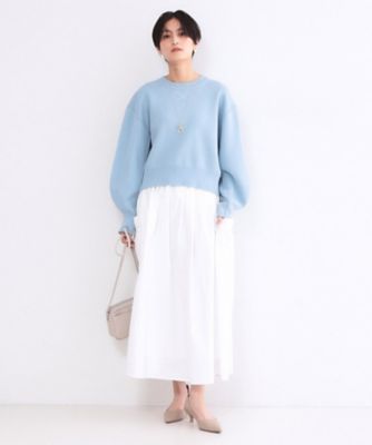 サイドポケットギャザースカート【洗濯機OK】（2002593744