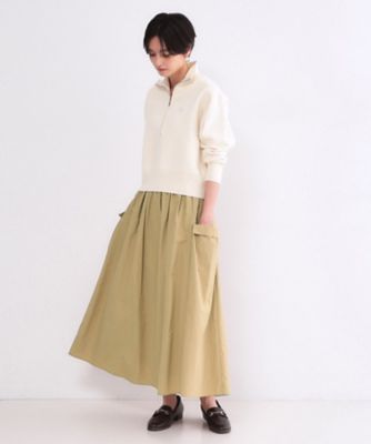 サイドポケットギャザースカート【洗濯機OK】（2002593744