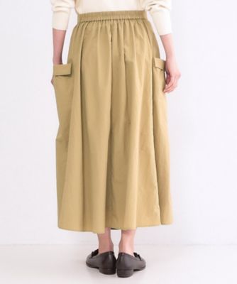 定価¥51,700タグ付き♡Rene ギャザースカート(38 Ｌ) サイドポケットギャザースカート【洗濯機OK】（2002593744