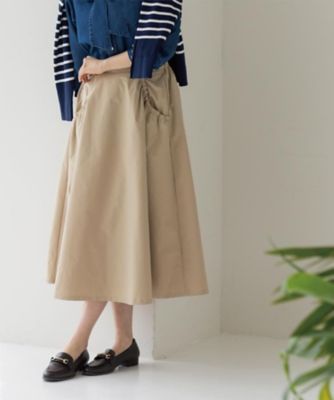 ポケットデザインフレアスカート【洗濯機OK】（2002593745