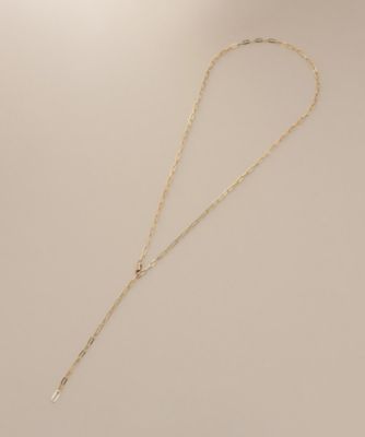 K10中空プリムケーブルチェーン ネックレス（60cm