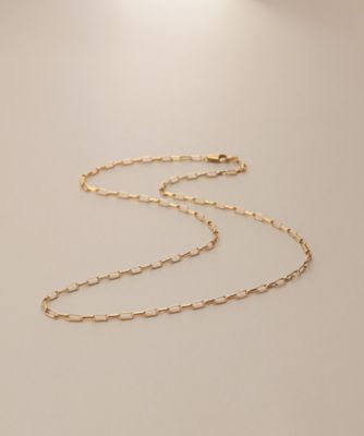 ＜COCOSHNIK (Women)＞Ｋ１８中空ＭＶロング　ネックレスＳ（２００２５９３９６４）