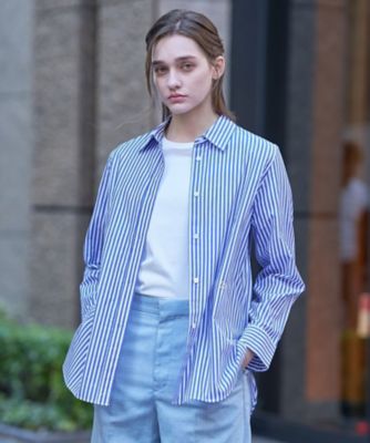 オーバーシルエットストライプシャツ（2002594101