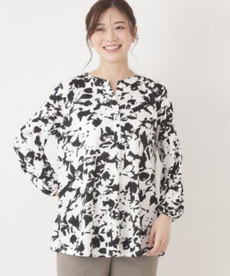 ＜CORDIER (Women)＞フラワースムースジャージプルオーバー（２００２５９４１２７）