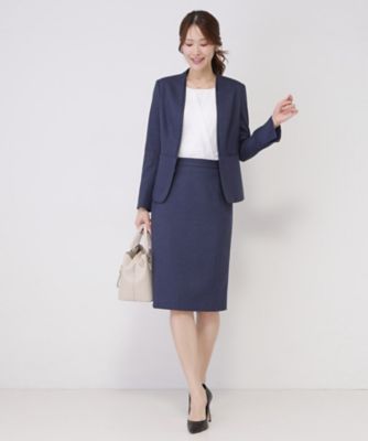 手洗い可／日本製／スーツ可】タイトシルエットスカート