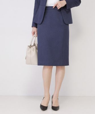 手洗い可／日本製／スーツ可】タイトシルエットスカート