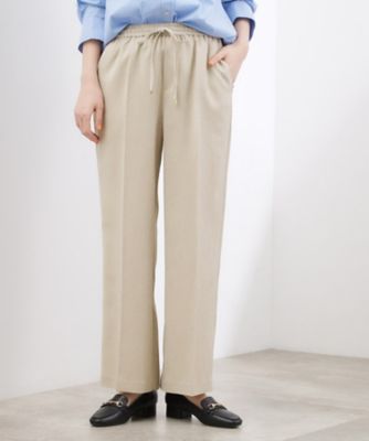 貴島明日香さん着用・カセット服】リネンライクソフトフレアパンツ