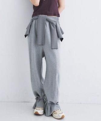 Re】ribbon sweat pants（2002594468