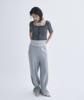 Re】ribbon sweat pants（2002594468