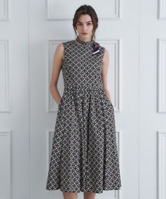 ＜DRESSTERIOR (Women)＞【ｏｔｏｎａＭＵＳＥ５月号掲載／ウォッシャブル】オーバーラップサークル　ノースリーブドレス（２００２５９４６４８）